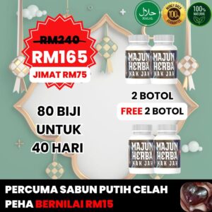 Pakej IKHTIAR (2 BOTOL + 2 BOTOL 60 hari) (+1 freegift) (MKJAH)